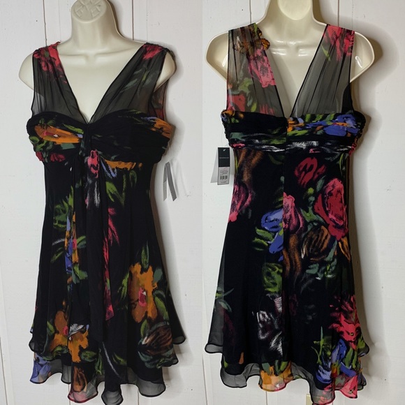 Donna Ricco Dresses & Skirts - Donna Ricco  chiffon dress size 8P NWT
